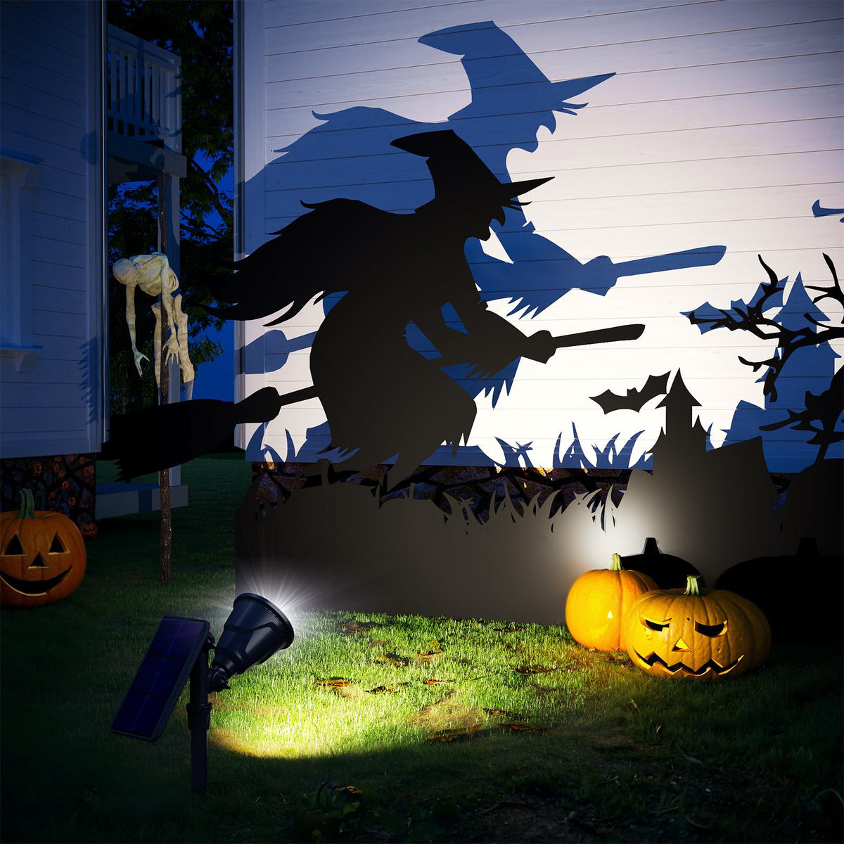 ROSHWEY auto on/off mode delivers hands-free nightly lighting.
