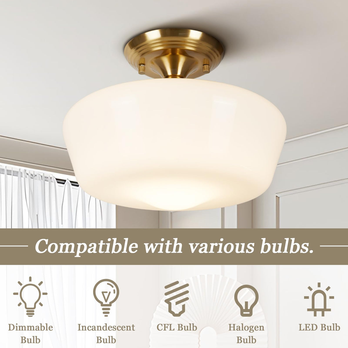 Rosient gold brass finish exterior cover adds timeless farmhouse charm