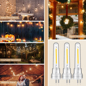 Rossesay ambient lighting for patios, gardens, and events