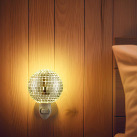 Rossesay disco ball light enhances party corners and stairways safely