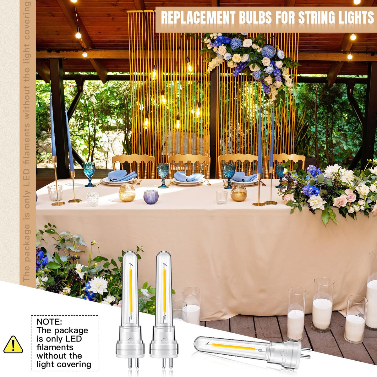 Rossesay durable plastic and rubber bulbs for long outdoor use