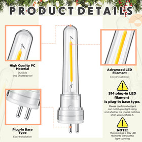 Rossesay waterproof outdoor bulbs withstand weather for year-round use