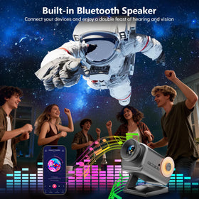 Rossetta 3D Projector brightness adjustment helps crisp visuals in any room.