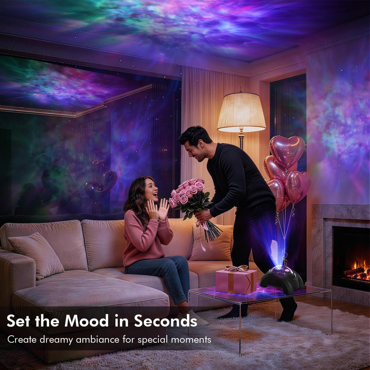 Rossetta remote control for easy brightness and mode customization