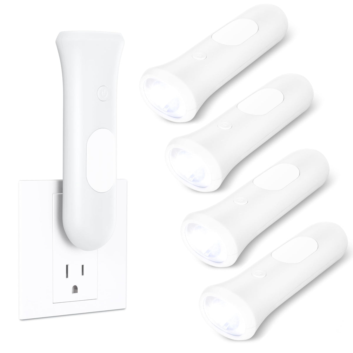 ROSSEX 4-in-1 emergency wall light glows during outages to keep essential spaces lit
