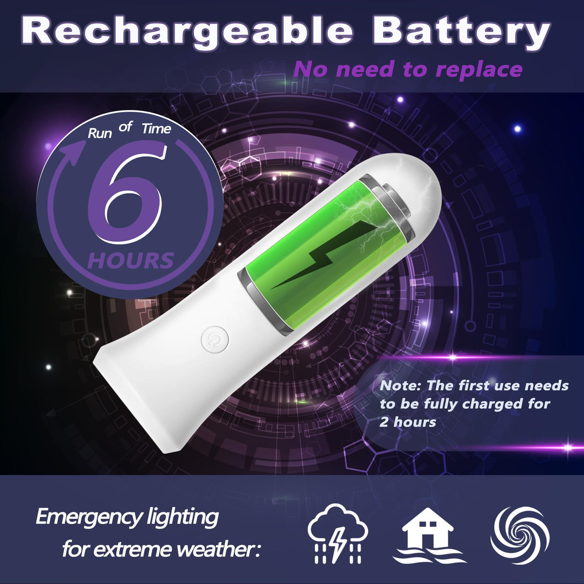 ROSEX night light mode softly brightens hallways for safe navigation