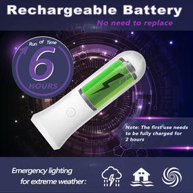 ROSSEX LED flashlight delivers up to six hours of soft white illumination