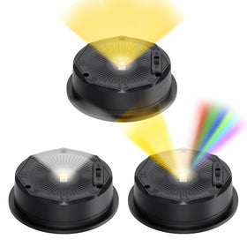 Rosynsparx solar light top displays 3 modes and eight colors for lively outdoor ambience