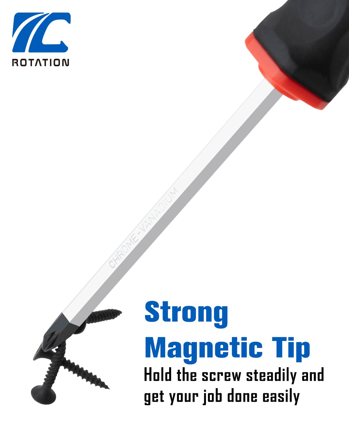 ROTATION color-coded PP-TPR handles aid quick identification during tasks.