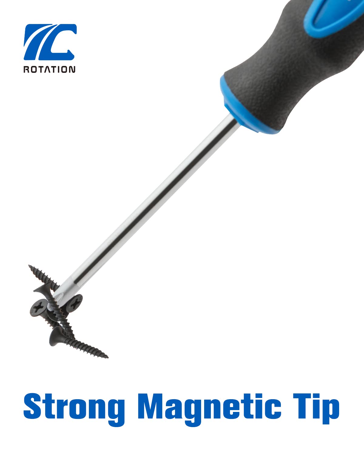 ROTATION glossy finish resists corrosion in daily use.