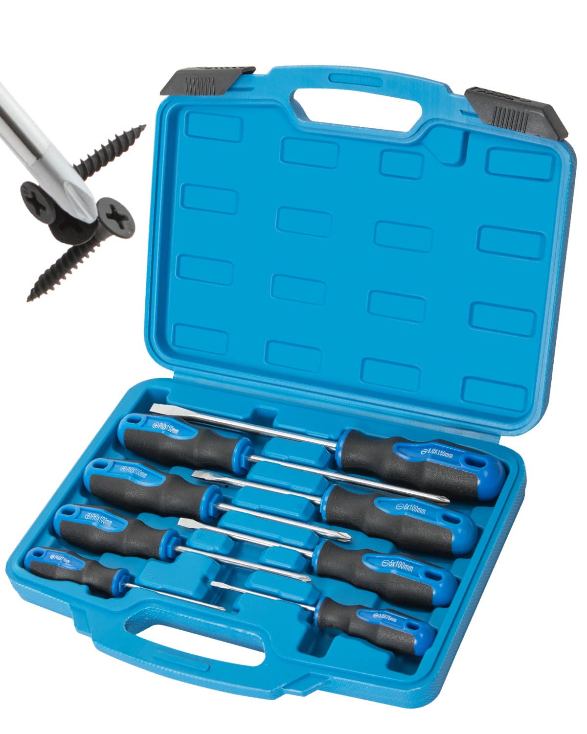 ROTATION magnetic tips in use for quick screw alignment