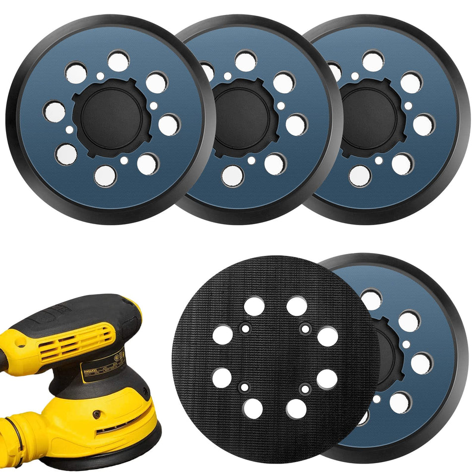 ROTESONNE 5-pack sanding pads for Dewalt DWE6423; easy installation and quick grit changes