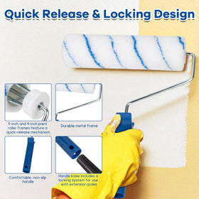 ROTESONNE 9-inch paint tray keeps paint evenly distributed