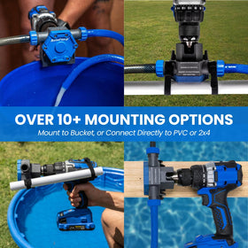 Compatible with tubes or hoses for flexible setups.