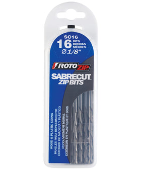 RotoZip SC16 bit for wood with precise cuts in tight spaces