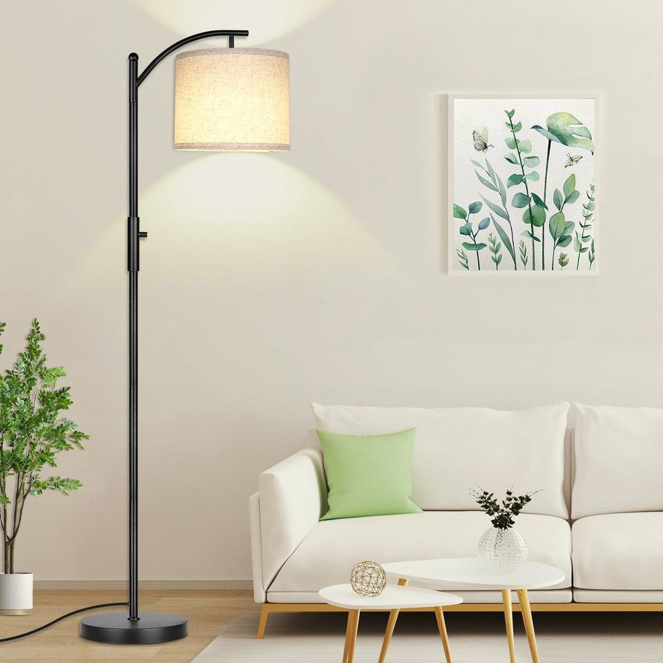 ROTTOGOON dimmable arc floor lamp base for versatile living room lighting