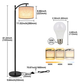ROTTOGOON floor lamp pedal switch enables hands-free control
