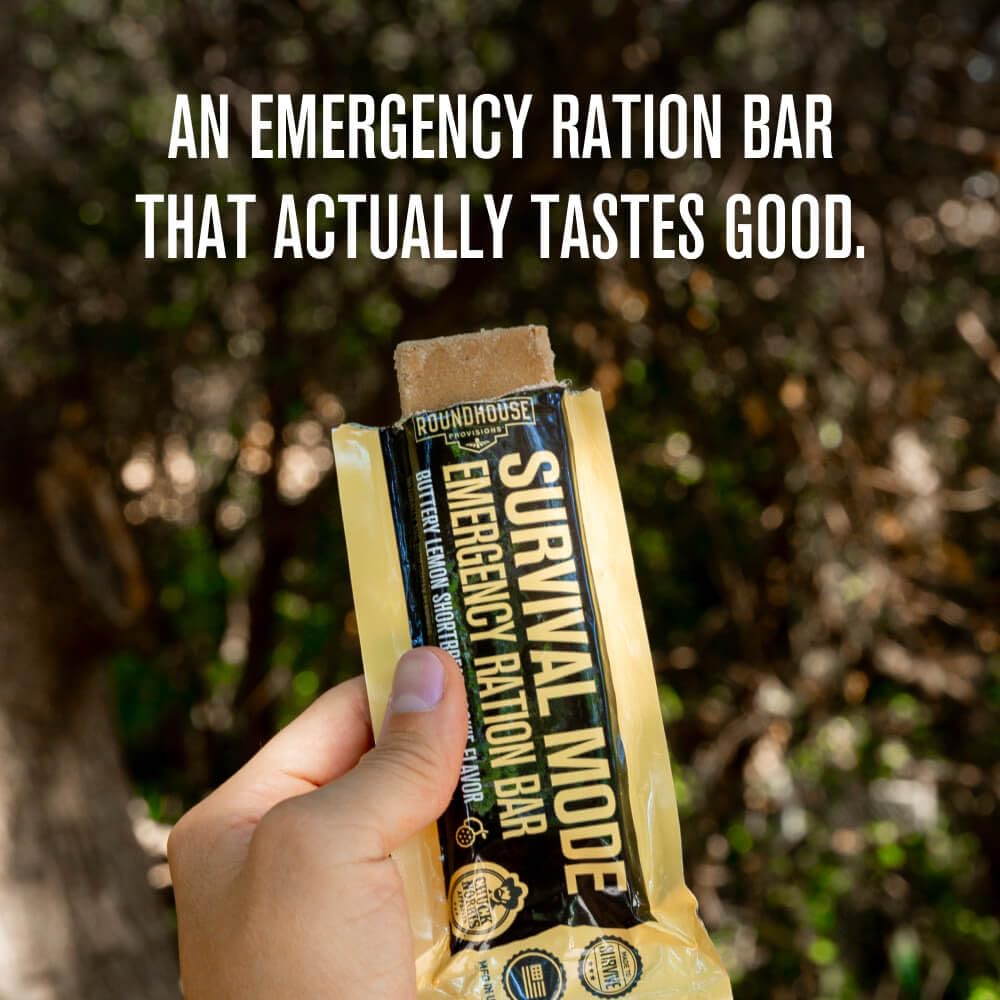 ROUNDHOUSE PROVISION bar in a backpack offers ready-to-eat convenience.