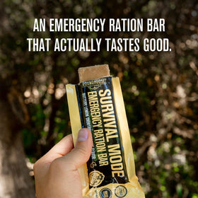 ROUNDHOUSE PROVISION bar in a backpack offers ready-to-eat convenience.