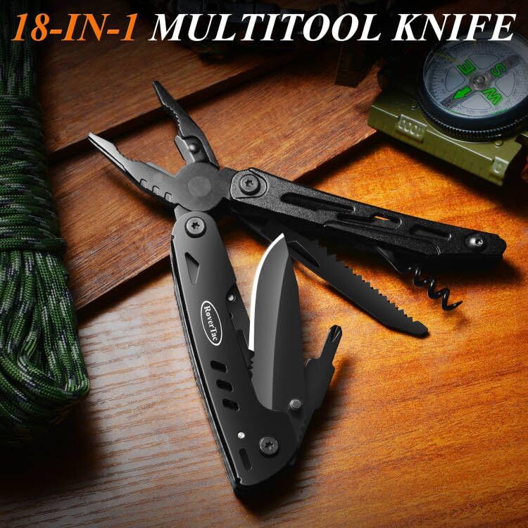 RoverTac detachable scissors for two-person use ideal for shared camping or tasks.