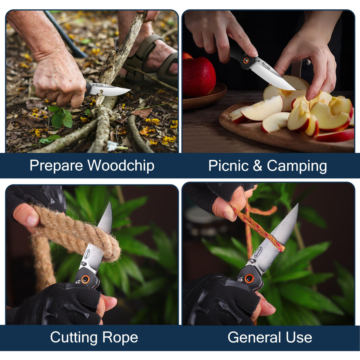 RoverTac outdoor knife presented as a gift idea for outdoor enthusiasts