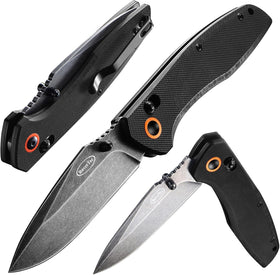 RoverTac pocket knife 440C blade for rugged outdoor tasks.