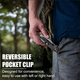 RoverTac compact folding design fits pockets and packs.