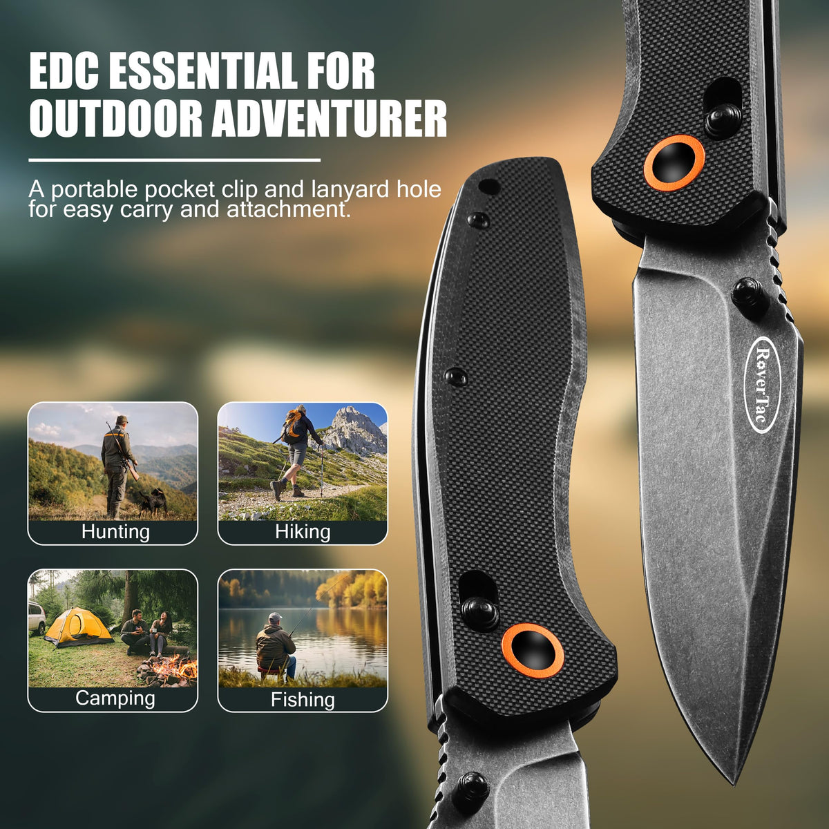 RoverTac reversible clip for ambidextrous carry.