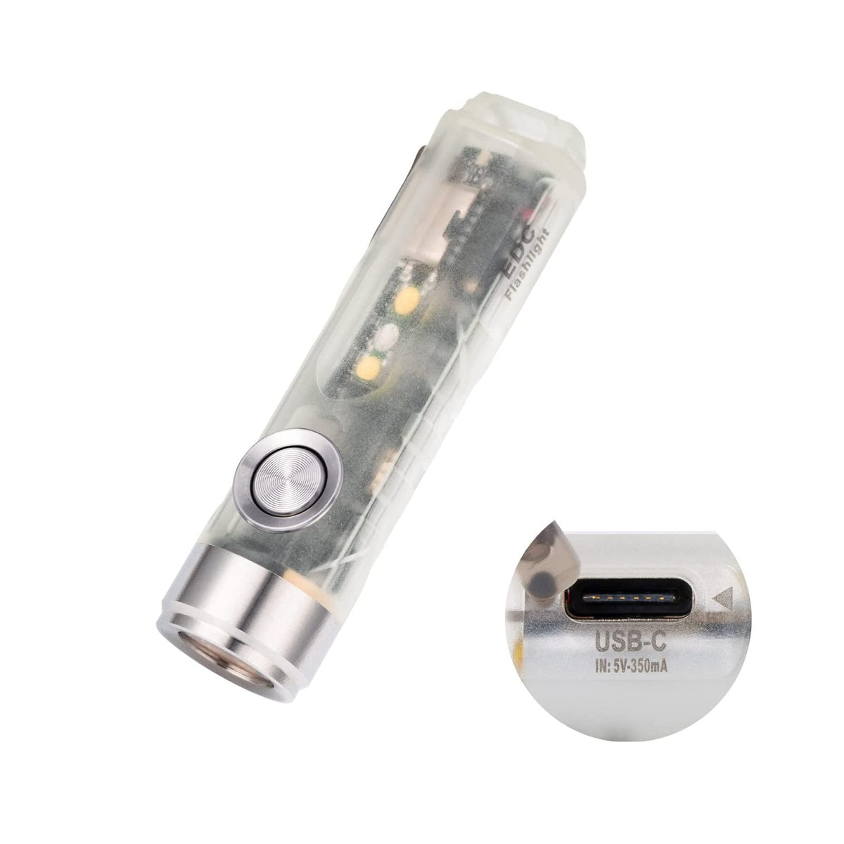 RovyVon Aurora A5-G4 front emitter delivers up to 650 lumens for fast visibility.