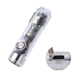 RovyVon Aurora A8 front view illuminates everyday carry with bright main beam
