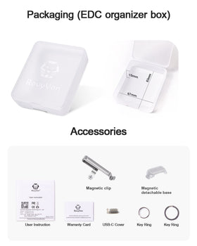 RovyVon Aurora A8 compact keychain design for daily carry.