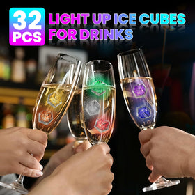RowinsyDD glow cubes decorate Christmas parties, weddings, and bars