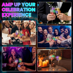 RowinsyDD reusable drink lights provide long-lasting party ambiance
