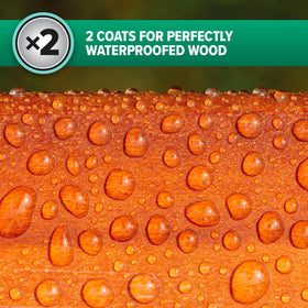 Roxil Wood Sealer Liquid deck boards waterproof outdoor surfaces for extended life.