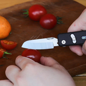 ROXON S504G bonus short tool with file, ruler, and flat-head screwdriver