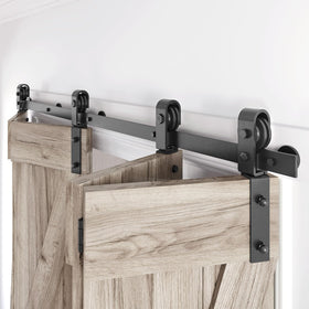 ROYMELO bifold track kit for quiet, space-saving doors.