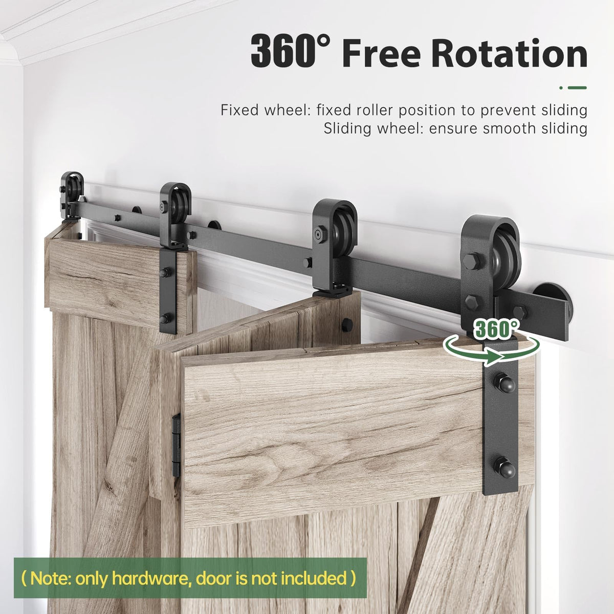ROYMELO floor guide ensures stable, precise door tracking.