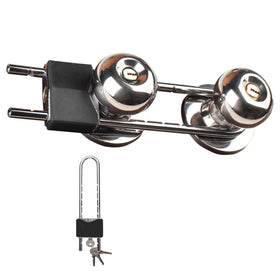 ROZEKEAN on-door view showcasing key locking capability for extra security