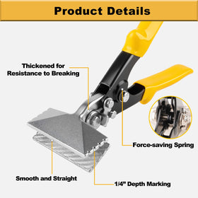 Rpeconu spring-loaded mechanism facilitates smooth bending operations.