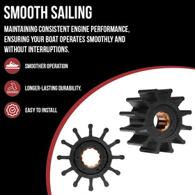 RPS water pump impeller includes o-rings and gaskets for quick, leak-free installation