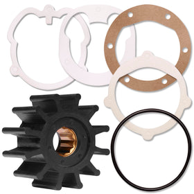 RPS water pump impeller Johnson 09-1027B closeup showing blade detail and fit