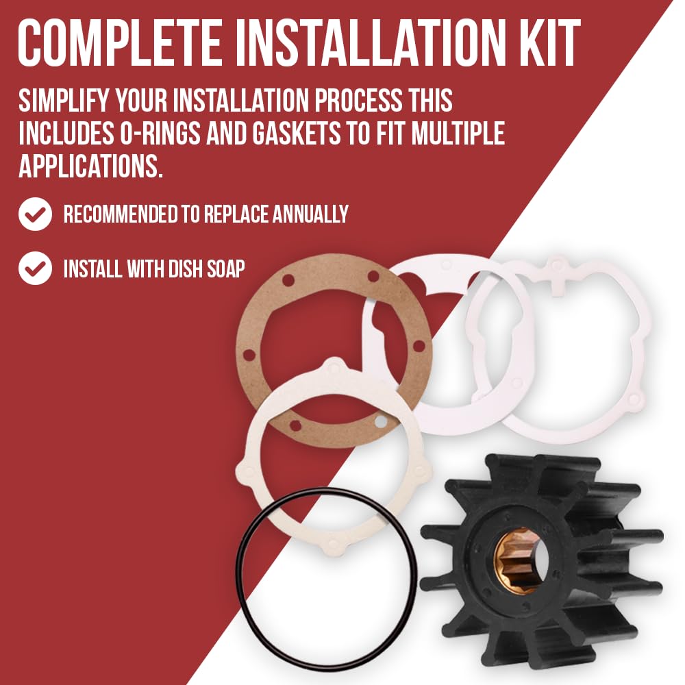 RPS water pump impeller note on Volvo Penta short screws compatibility prior to 2005