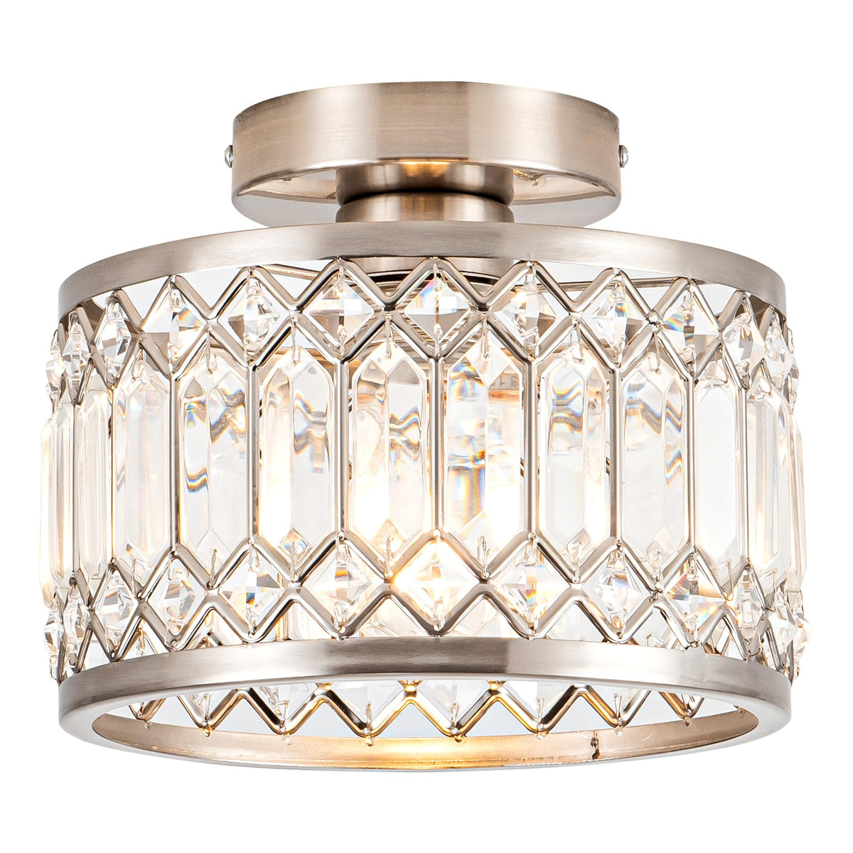 Rpzloila crystal ceiling light design adds refined sparkle to your room