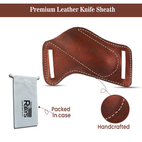 RRAYS lightweight knife sheath emphasizing compact, unobtrusive carry for EDC.