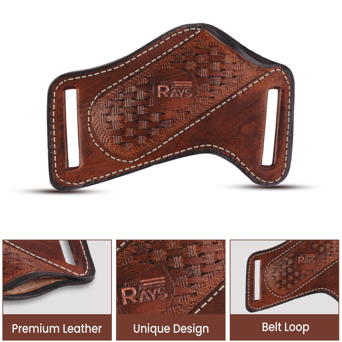 RRAYS sturdy belt loop attachment ensuring secure belt integration during active work.