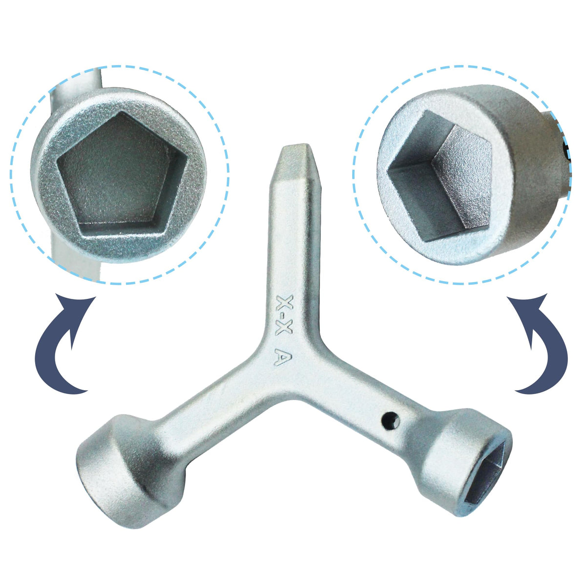 Ideal for home repairs and routine utility maintenance around meters.