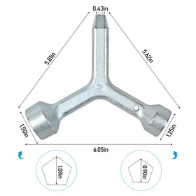 Rust resistant metal construction delivers durable performance in outdoor meter pits.