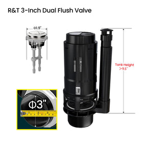 R&T chrome ABS durable assembly ensures long-lasting performance.