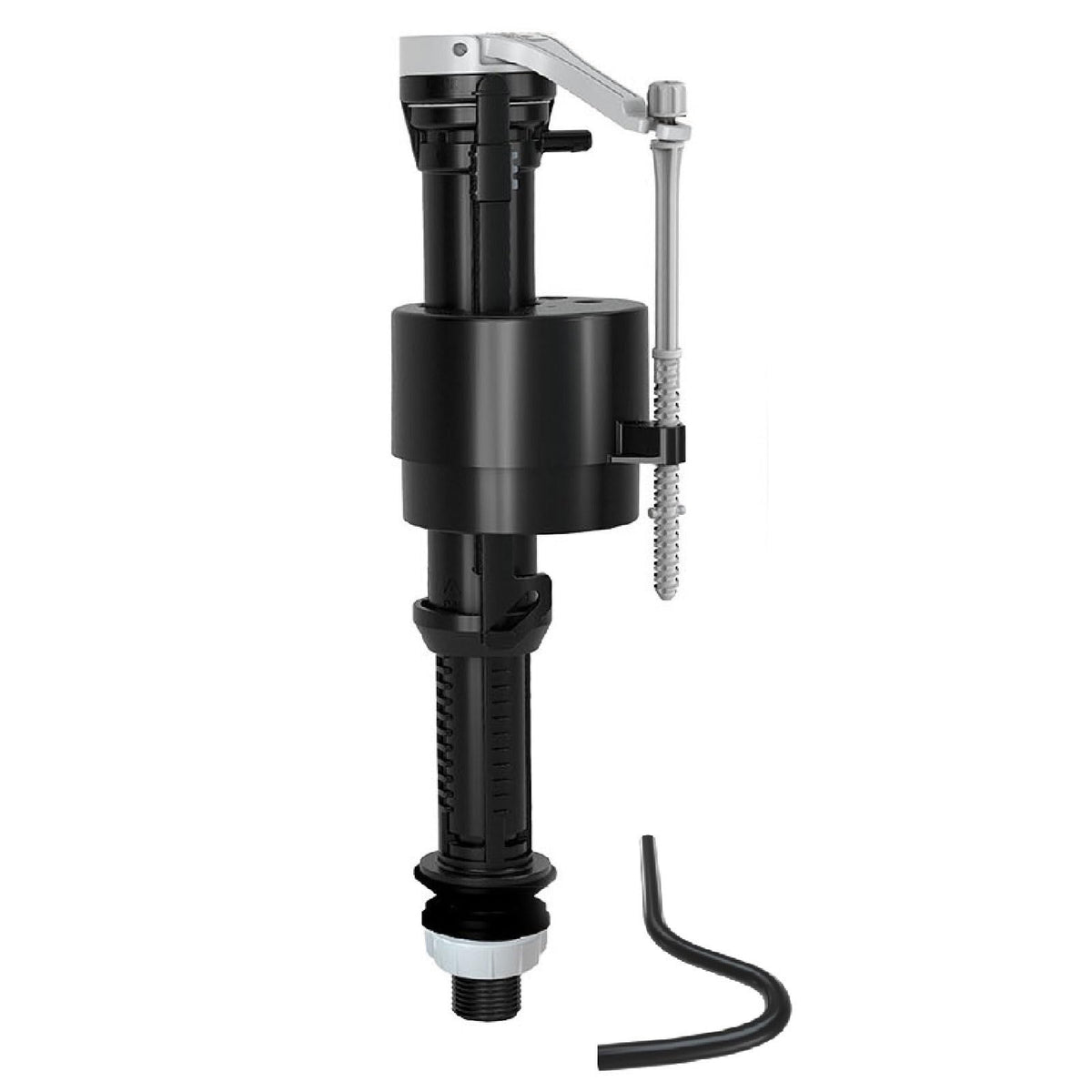 R&T A1320 close-up of the toilet fill valve for quiet, efficient tank filling