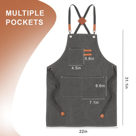 Rtcimoic apron multi-pocket design keeping tools within reach during shifts.